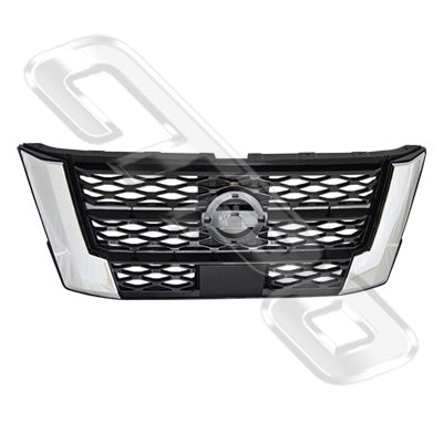 1645499-11 - GRILLE - CHROME - TO SUIT NISSAN NAVARA D23 NP300 2021- F/LIFT