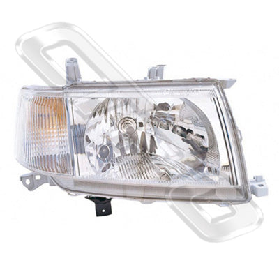8114594-02 - HEADLAMP - R/H - TO SUIT TOYOTA PROBOX - NCP58G - 2002-