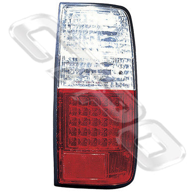 8132098-91PG - REAR LAMP SET - L&R - CLEAR/RED - LED TYPE - TO SUIT TOYOTA LANDCRUISER FJ82 1990-