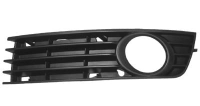 GRILLE - L/H - IN BUMPER - MAT BLACK - TO SUIT AUDI A4 2001-