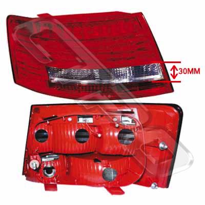 0026198-3G - REAR LAMP - L/H - LED - SEDAN - TO SUIT AUDI A6 C6 2004-08