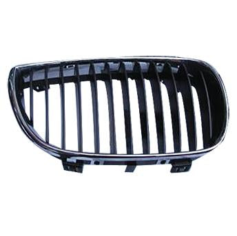 GRILLE - W/CHROME FRAME - BLACK - L/H - TO SUIT BMW 1'S E87 2004-