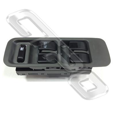 FRONT DOOR POWER WINDOW SWITCH - 4 SWITCH TYPE - TO SUIT DAIHATSU TERIOS J100G 5DR SUV 1998-