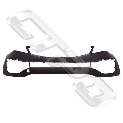 FRONT BUMPER - PRIMED BLACK - W/OUT SENSOR & WASHER HOLES - CERTIFIED - TO SUIT KIA SPORTAGE 2010-