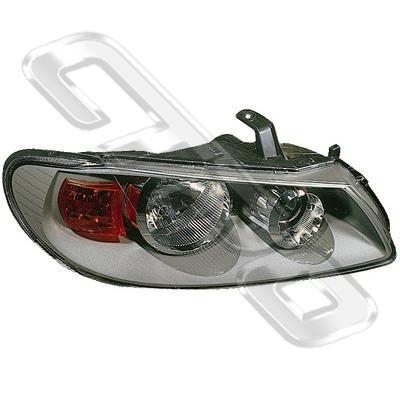 HEADLAMP - R/H - GREY - W/INDICATOR - TO SUIT NISSAN SENTRA/PULSAR N16 2002- F/L