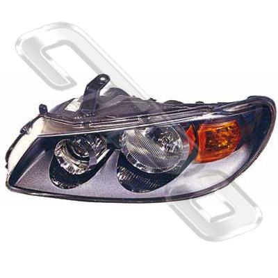 HEADLAMP - L/H - BLACK - W/INDICATOR - TO SUIT NISSAN SENTRA/PULSAR N16 2002- F/L