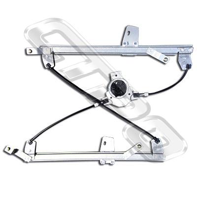 WINDOW REGULATOR - L/H - FRONT DOOR - W/O MOTOR - TO SUIT NISSAN QASHQAI/DUALIS - J10 - 2007- JAPANESE IMPORT ONLY