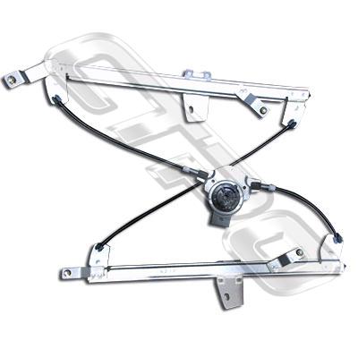 WINDOW REGULATOR - R/H - FRONT DOOR - W/O MOTOR - TO SUIT NISSAN QASHQAI/DUALIS - J10 - 2007- JAPANESE IMPORT ONLY