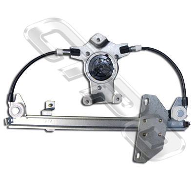 WINDOW REGULATOR - R/H - REAR DOOR - W/O MOTOR - TO SUIT NISSAN QASHQAI/DUALIS - J10 - 2007- JAPANESE IMPORT ONLY