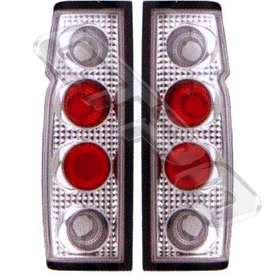 REAR LAMP SET - FOR NISSAN NAVARA D21 NON KINGCAB