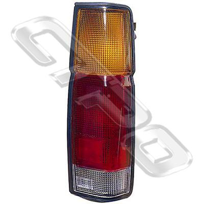 REAR LAMP - R/H - BLACK TRIM - TO SUIT NISSAN NAVARA D21 K/CAB 1986-92