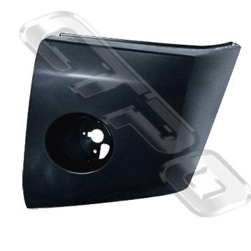FRONT BUMPER END - R/H - PRIMED BLK - TO SUIT NISSAN PATHFINDER 2004-