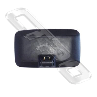 MIRROR HEAD - L/H=R/H - 320x190mm - 28MM BALL / 20MM BAR - TO SUIT NISSAN ATLAS F22/255 1986-94