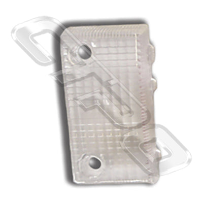 REAR LAMP - LENS - CLEAR - L=R - TO SUIT NISSAN ATLAS F22/255 1986-94