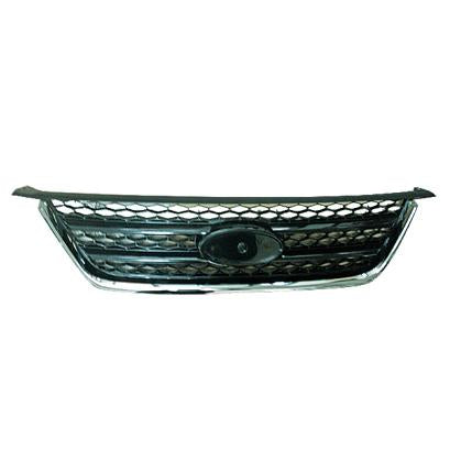 GRILLE - ASSY - MAT/BLK - W/CHROME FRAME - TO SUIT FORD FALCON BF 2006-