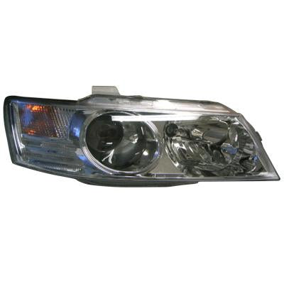 HEADLAMP - R/H - CHROME - TO SUIT HOLDEN COMMODORE VZ 2004-