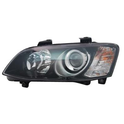 HEADLAMP - L/H - BLACK - PROJECTOR - TO SUIT HOLDEN COMMODORE VE SERIES 2 2011- SSV/ HSV