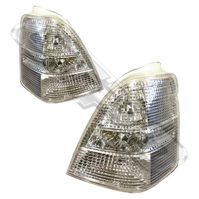 REAR LAMP SET - L/H & R/H - ALL CLEAR - TO SUIT HONDA ODYSSEY - RA6/7 - 99-