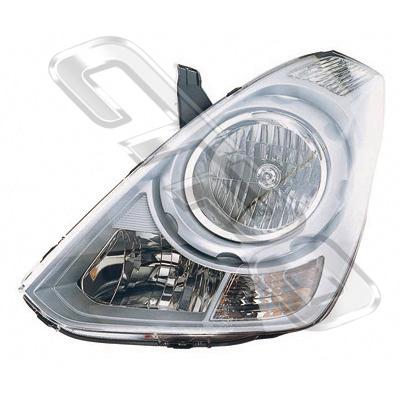 HEADLAMP - L/H - CHROME - TO SUIT HYUNDAI H1 ILOAD IMAX 2008-