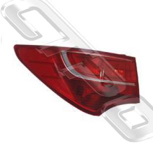 REAR LAMP - L/H - OUTER - TO SUIT HYUNDAI SANTA FE 2013-