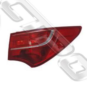 REAR LAMP - R/H - OUTER - TO SUIT HYUNDAI SANTA FE 2013-