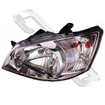 HEADLAMP - L/H - MANUAL - TO SUIT HYUNDAI GETZ 2002-