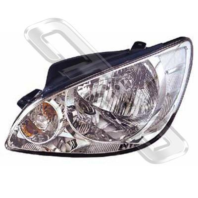 HEADLAMP - L/H - MANUAL - TO SUIT HYUNDAI GETZ 2006- F/LIFT