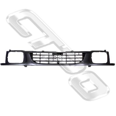 GRILLE - PAINTED - DARK ARGENT 2BX H/L - TO SUIT HOLDEN RODEO TFR 1997-