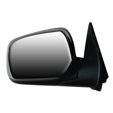 DOOR MIRROR - L/H - BLACK - MANUAL - CORNER MOUNT - TO SUIT HOLDEN RODEO D-MAX P/UP 2006-