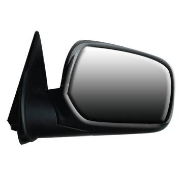 DOOR MIRROR - R/H - BLACK - MANUAL - CORNER MOUNT - TO SUIT HOLDEN RODEO D-MAX P/UP 2006-