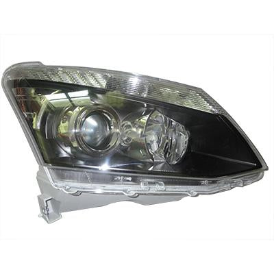 HEADLAMP - R/H - BLACK - TO SUIT ISUZU D-MAX P/UP 2012-
