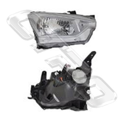 HEADLAMP - R/H - MANUAL - TO SUIT ISUZU D-MAX P/UP 2020-