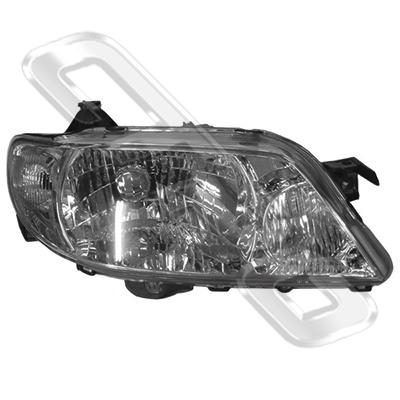 HEADLAMP - R/H - MANUAL - TO SUIT MAZDA 323/PROTEGE BJ 2001- FACELIFT
