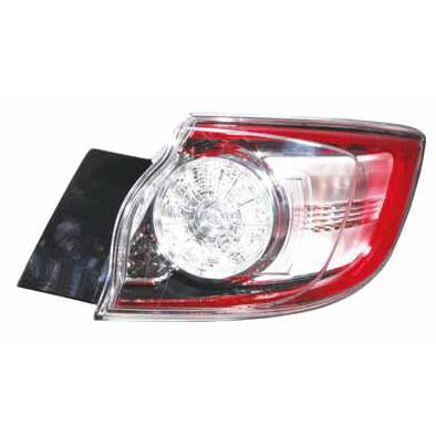 REAR LAMP - R/H - OUTER - LED TYPE - TO SUIT MAZDA 3 2009- H/BACK
