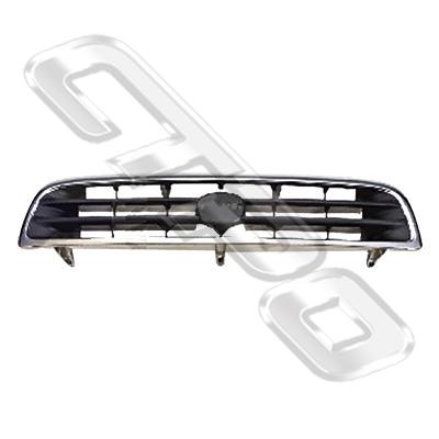 GRILLE - CHROME DARK GREY - TO SUIT MAZDA B SERIES 1999-02