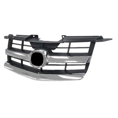 GRILLE - CHROME/BLACK - TO SUIT MAZDA BT50 P/UP 2009- F/LIFT