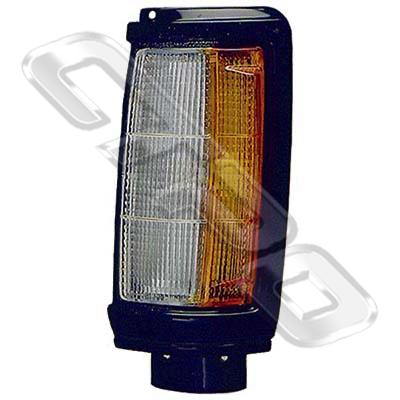 CORNER LAMP - L/H - BLACK TRIM - TO SUIT MITSUBISHI L200 1987-96