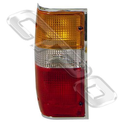 REAR LAMP - L/H - CHROME TRIM - TO SUIT MITSUBISHI L200 1987-96