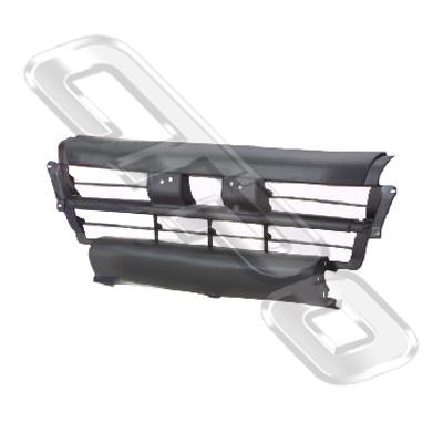 FRONT BUMPER - CENTRE - MAT-BLACK - TO SUIT MITSUBISHI L200 1997-00