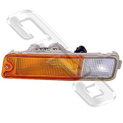 BUMPER LAMP - L/H - AMBER/CLEAR - TO SUIT MITSUBISHI L200 1997-00
