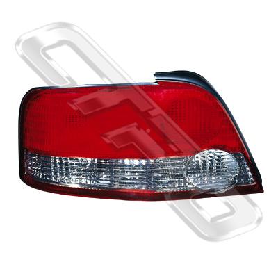REAR LAMP - L/H - CIRCLE - NO PAINTED LINES - TO SUIT MITSUBISHI GALANT EA 2002-05 LATE