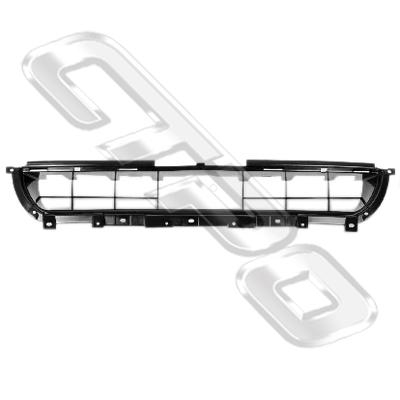 FRONT BUMPER GRILLE - MAT/BLACK - TO SUIT MITSUBISHI LANCER CS 2003- SEDAN