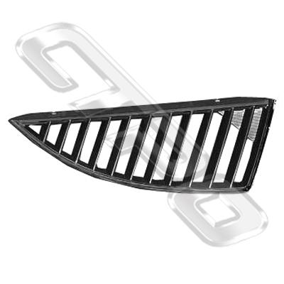 GRILLE - MAT/BLACK - R/H - TO SUIT MITSUBISHI LANCER CS 2003- SEDAN
