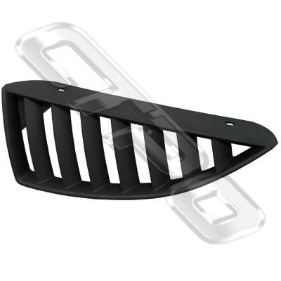 GRILLE - PAINTED/BLACK - L/H - TO SUIT MITSUBISHI LANCER CS 2003-