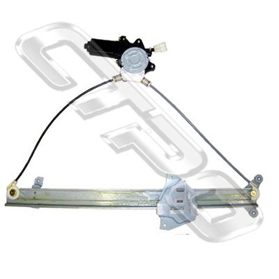 WINDOW REGULATOR - R/H - FRONT - W/MOTOR - TO SUIT MITSUBISHI PAJERO 1991-97