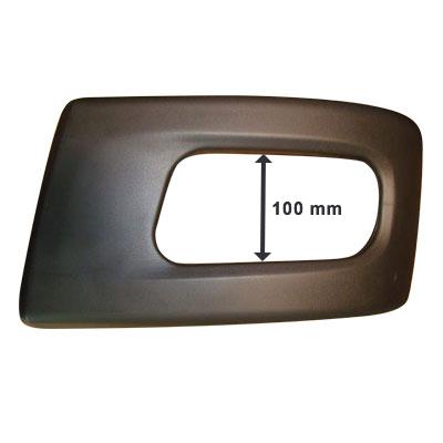 FRONT BUMPER END - L/H - W/FOG HOLE - NARROW - 225MM DEEP - MITSUBISHI CANTER FE 2011-
