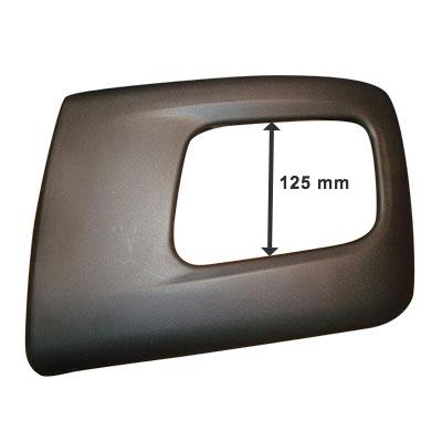 FRONT BUMPER END - L/H - W/FOG HOLE - WIDE - 270MM DEEP - MITSUBISHI CANTER FE 2011-