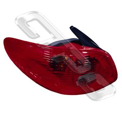REAR LAMP - L/H - TO SUIT PEUGEOT 206 2003-