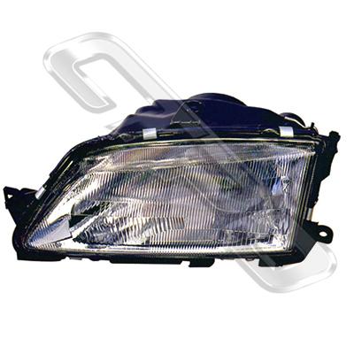HEADLAMP - L/H - SINGLE BULB - TO SUIT PEUGEOT 306 1993-96 (MANUAL)