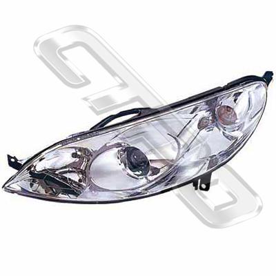 HEADLAMP - L/H - ELECTRIC - TO SUIT PEUGEOT 407 2004-